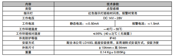 利达JTY-GM-LD3000EL 点型光电感烟火灾探测器（编码型）接线安装技术