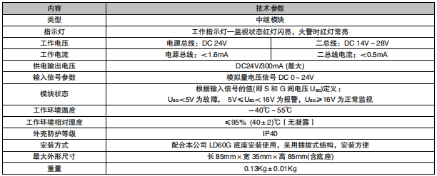 利达LD4401G中继模块接线安装技术