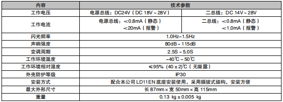 利达LD1001EN 火灾声光警报器（编码型）接线安装技术